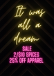 It was all a Dream Sale!!!